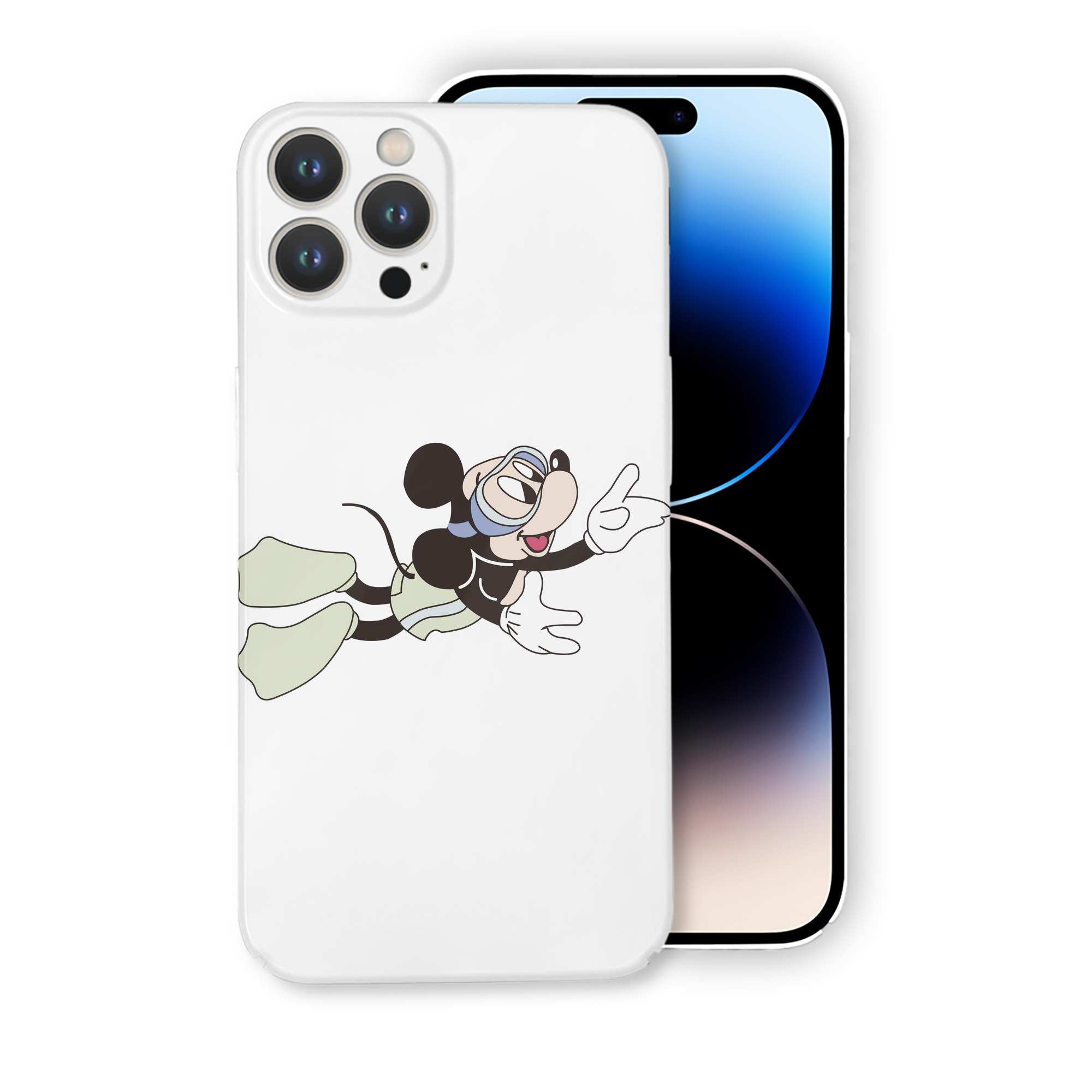 （画像用） ミッキーマウス Mickey Mouse 【iPhone 14シリーズ対応】ハードケース